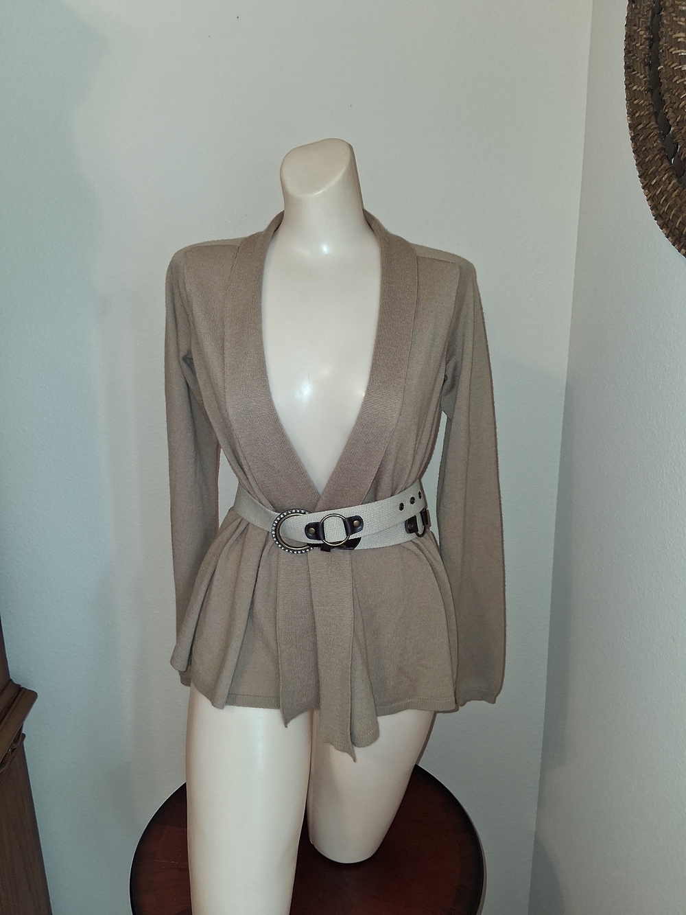 LOFT Tan Wrap Cardigan